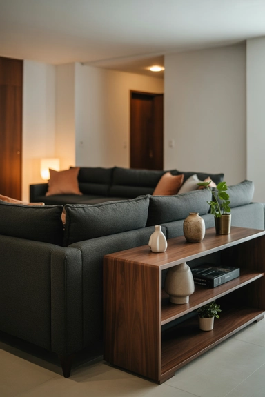 Correcting a Living Room With an Entry Door Inside the Seating Area