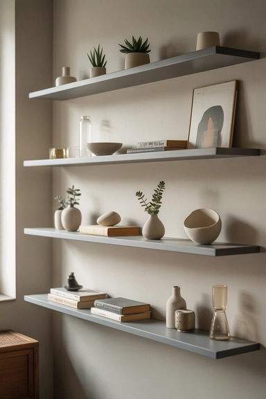 Keep Decorative Objects Low and Approachable