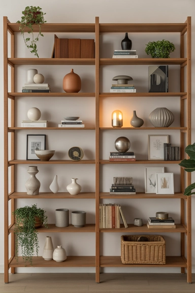 Mid-Century Shelving That Adds Structure