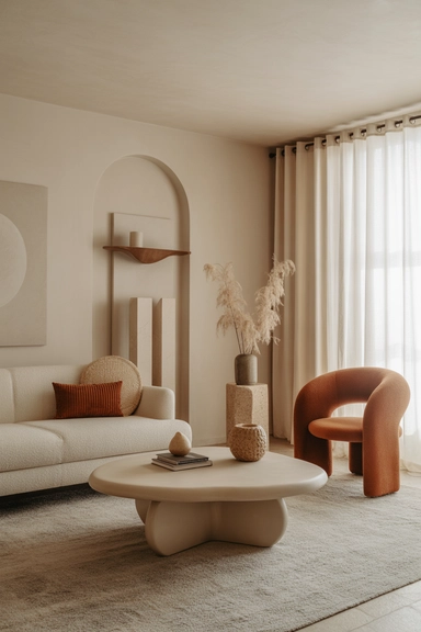 Statement pieces that anchor the room naturally