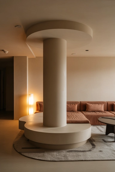 Fixing a Living Room With Columns or Structural Posts