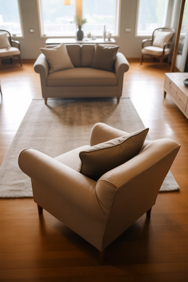 Furniture Scale Adjusted for Comfort, Not Statement