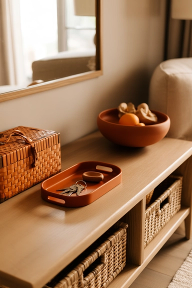 Orange Decorative Objects That Support Daily Use