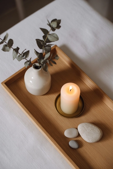 Refresh Tray Decor Seasonally, Not Constantly