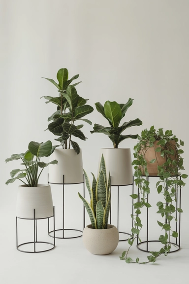 Avoid Overdecorating With Plant Accessories