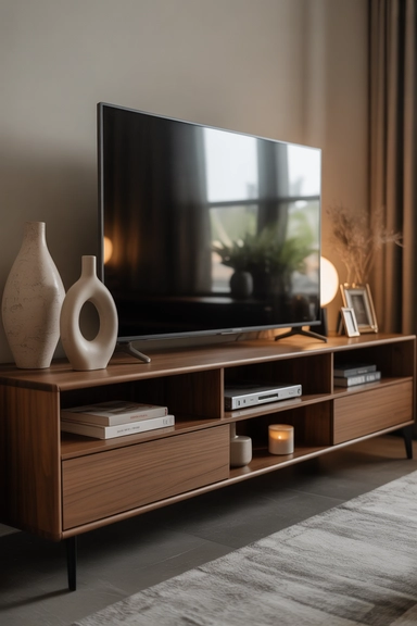 Match Decor Scale to the Size of the TV