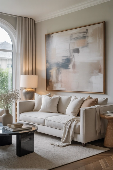 Artwork That Enhances Calm Rather Than Dominates