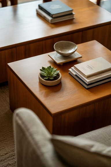 Keep Decor Height Comfortable for Seated Use
