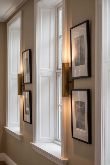 Side Wall Decor That Frames Architectural Features