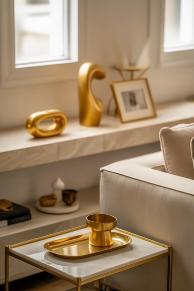 Using Gold in Small Decorative Details Only