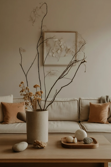Bringing Nature Indoors With Seasonal Elements