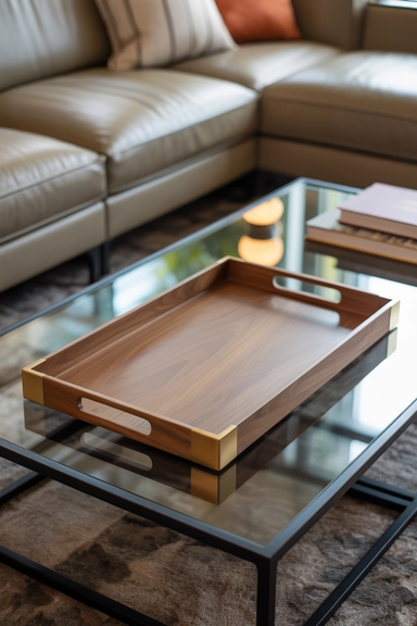 Keep Tray Decor Proportional to the Space
