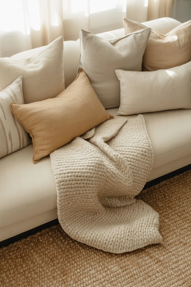 Layered Textiles for Subtle Warmth