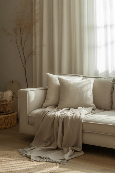 Soft Fabrics That Enhance Cozy Minimal Comfort
