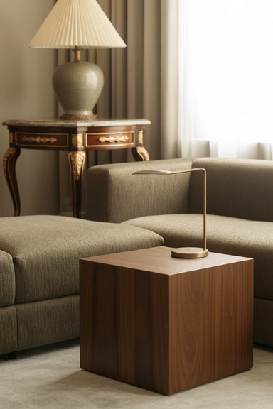 Avoid Overdecorating Both End Tables at Once