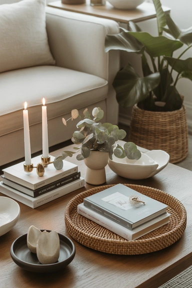 Layered Coffee Table Decor for Effortless Style
