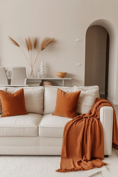 Burnt Orange Accents That Adapt Across Seasons