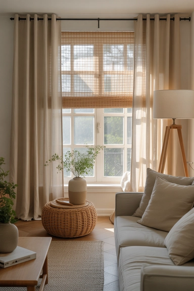 Soft window treatments that enhance natural light