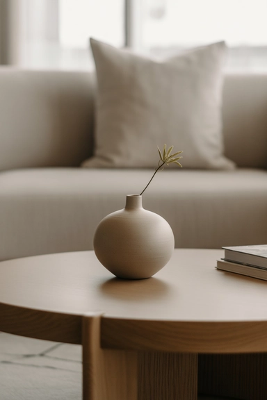 Coffee Table Vases That Keep the Layout Open and Functional