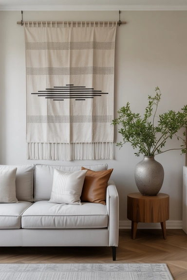 Single Statement Pieces Instead of Multiple Small Decor Items