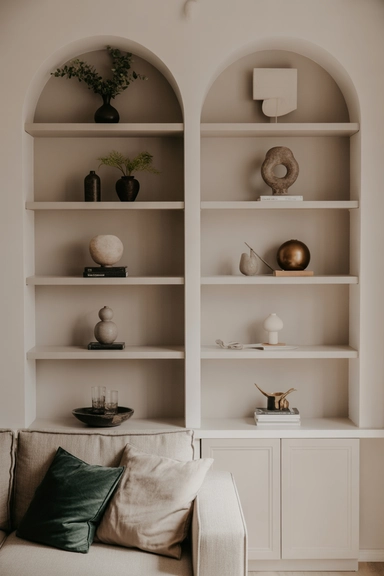 Use Negative Space to Let Shelves Breathe