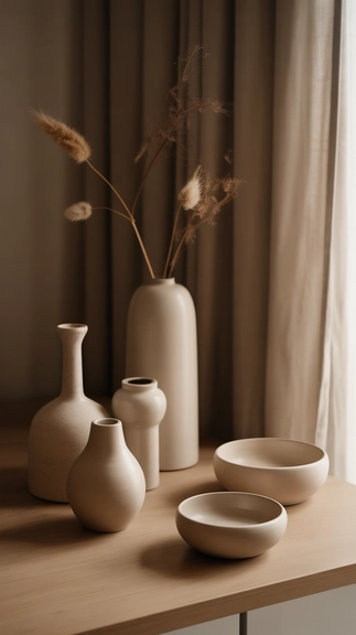 Add understated ceramics to elevate natural texture
