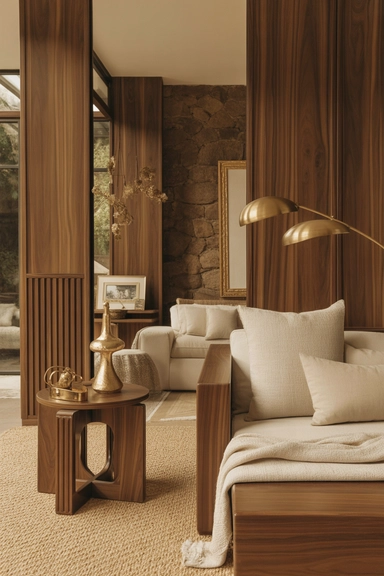 Balancing Metallics With Natural Materials