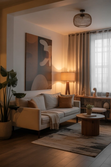 Creating a Cozy Focal Point for Comfort