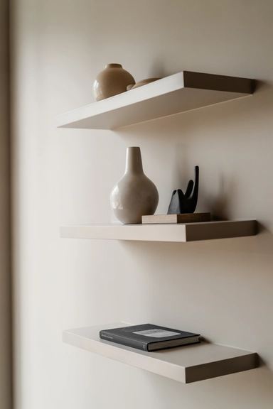 Edit Shelf Decor Regularly to Maintain Balance