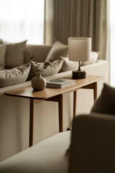 Let the Console Table Support the Room, Not Compete