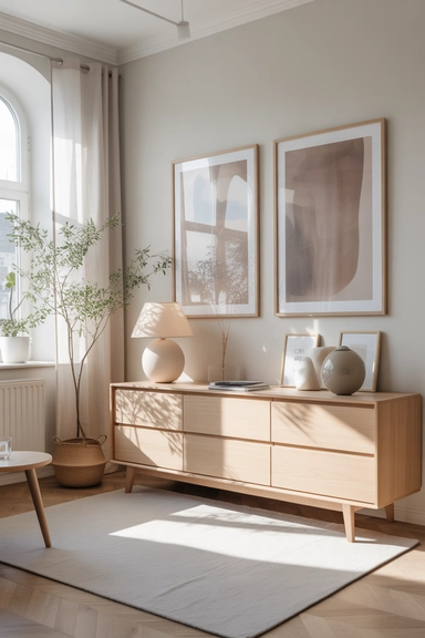 Simple Artwork That Complements the Space