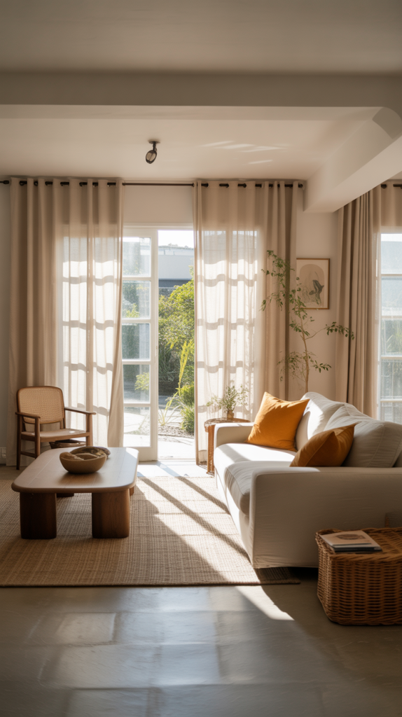 Highlight openness and airy flow for a natural modern feel