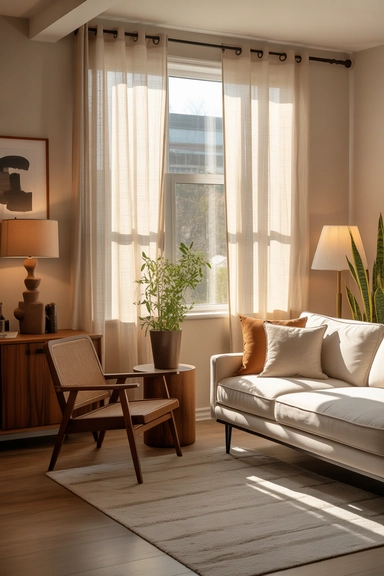 Soft Curtains That Diffuse Light