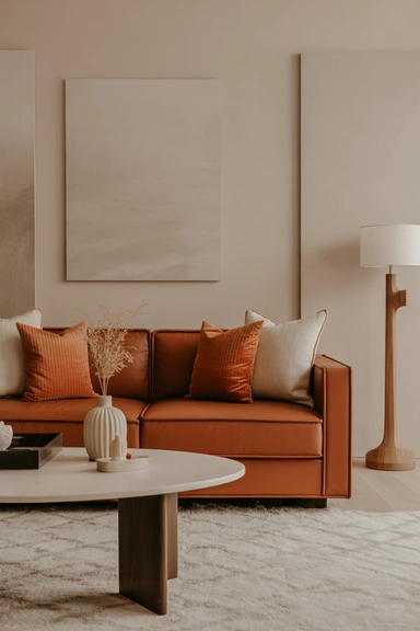 Using Burnt Orange Intentionally to Maintain Visual Balance