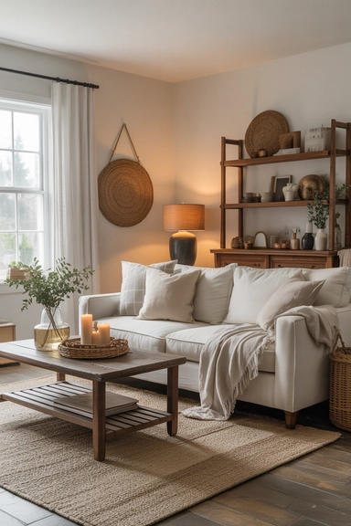 Seasonal Updates That Refresh a Modern Farmhouse Living Room