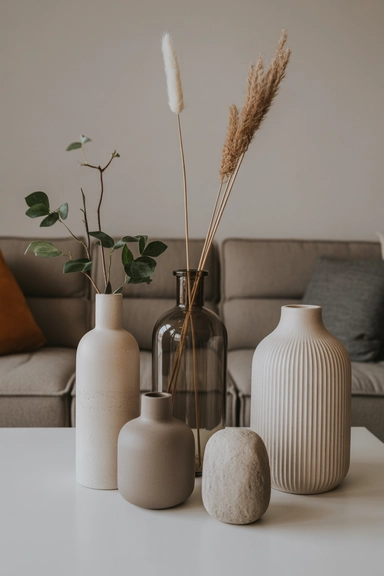 Mixing Materials Without Disrupting Visual Calm