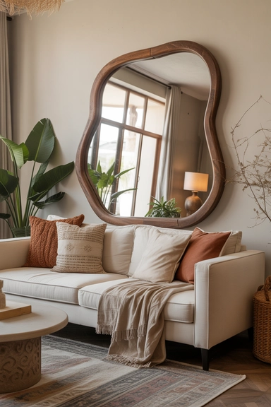 Statement Mirrors for Bright, Open Spaces