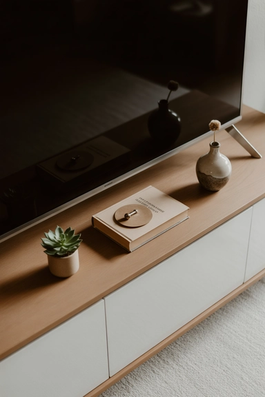 Edit the TV Stand Decor Regularly