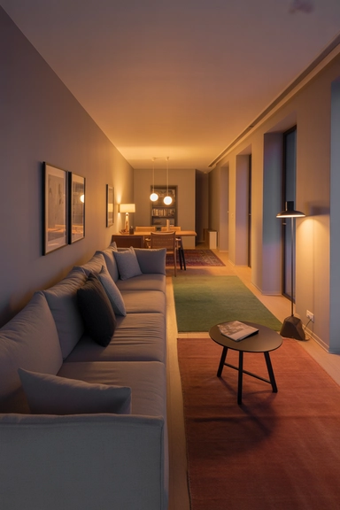  Correcting a Long, Narrow Living Room Layout