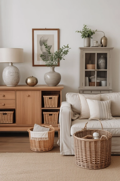 Simple Storage That Keeps the Room Usable