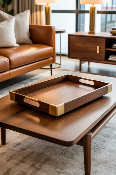 Choose Tray Materials That Complement the Room
