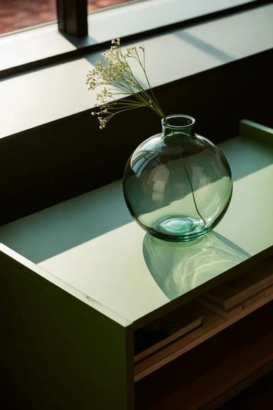 Glass Vases That Keep the Space Visually Light