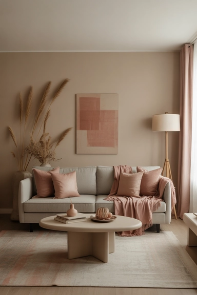 Muted Pink Paired With Neutrals for Long-Term Balance