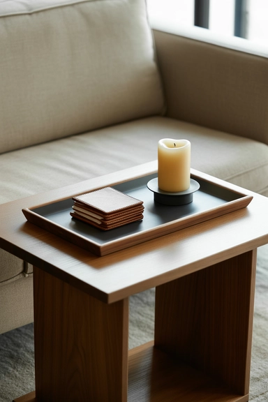  Use a Tray to Contain Smaller Objects