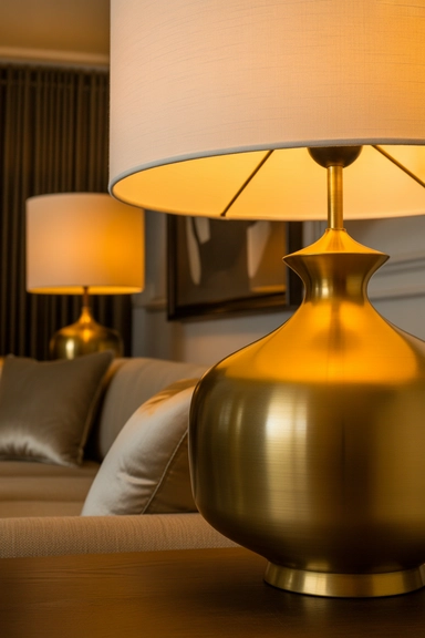 Using Gold in Lighting to Create Soft Elegance
