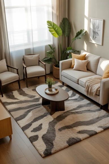 Using Rugs to Anchor Warmth in Small Spaces
