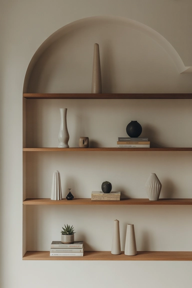 Vary Shelf Heights Without Overdoing It