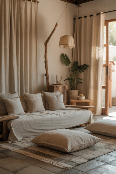Low Seating That Encourages Relaxed Living