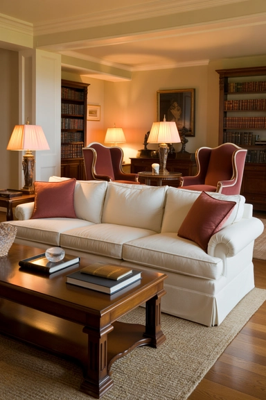 Traditional Living Room Decor Ideas Built on Balanced Proportions