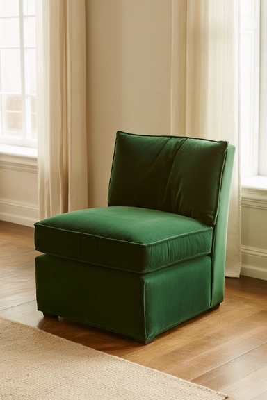 Using Emerald Green in Upholstery for Controlled Impact